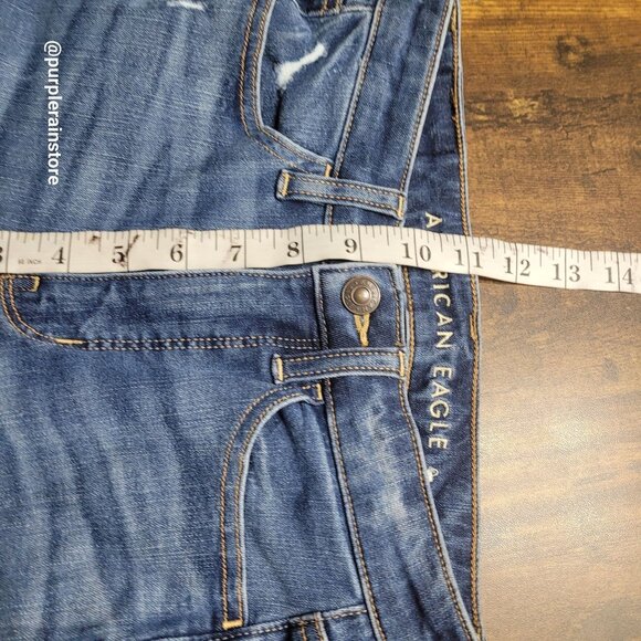 American Eagle Jeans 00 Dream Jegging Tummy Control Super Hi Rise Stretch Denim - Picture 11 of 14